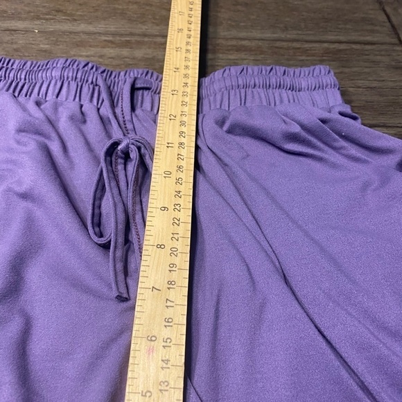 Capella Women's High Waisted Drawstring Lounge Pants joggers Purple Size 1XL - Picture 7 of 10